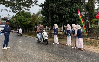 Oraganisasi OSIM Man 5 Kampar Berbagi Takjik di Bulan Ramadhan